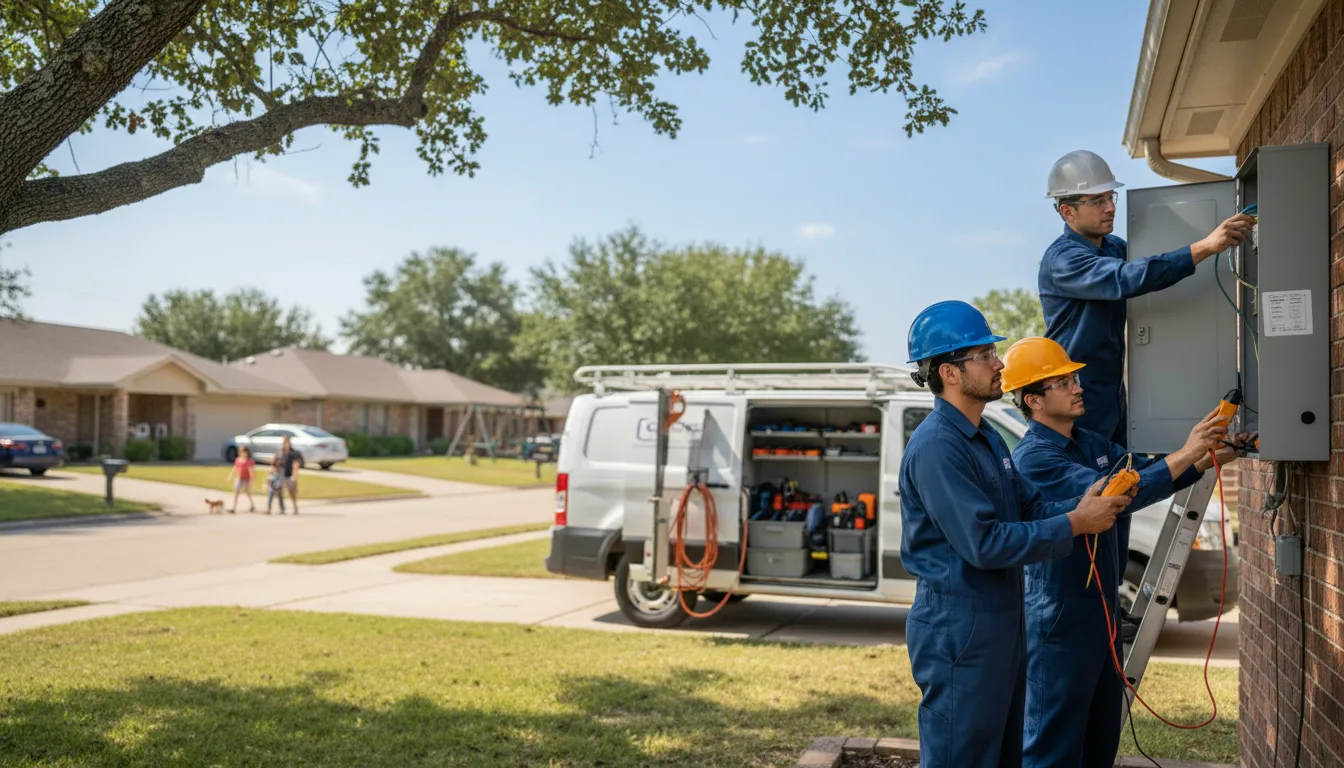 Certified electrician providing emergency electrical services in Kimball, NE